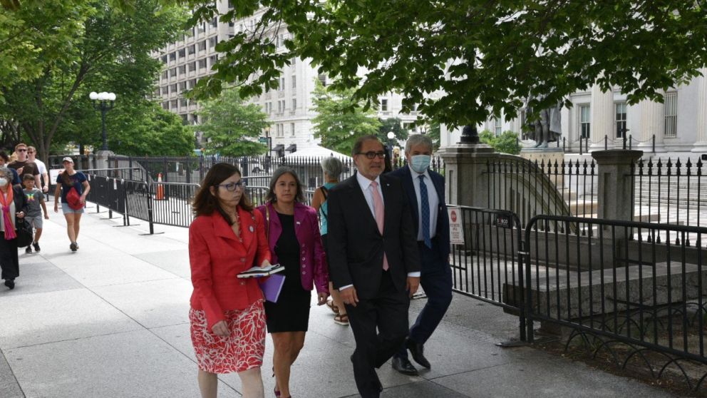 Silvina Batakis en Estados Unidos