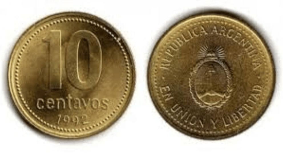 Las monedas de 10 centavos que esconden un verdadero tesoro
