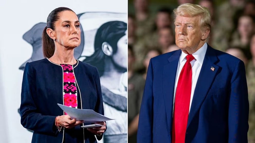 Sheinbaum tiene frecuentres contrapuntos con su homólogo de Estados Unidos