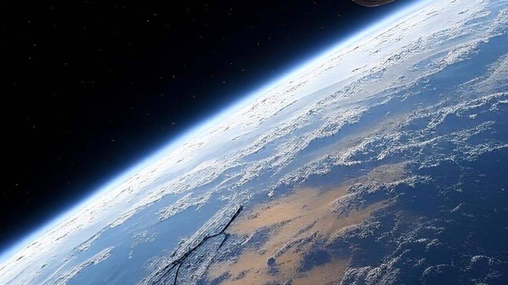 Cómo sería un posible impacto (Foto generada con IA).