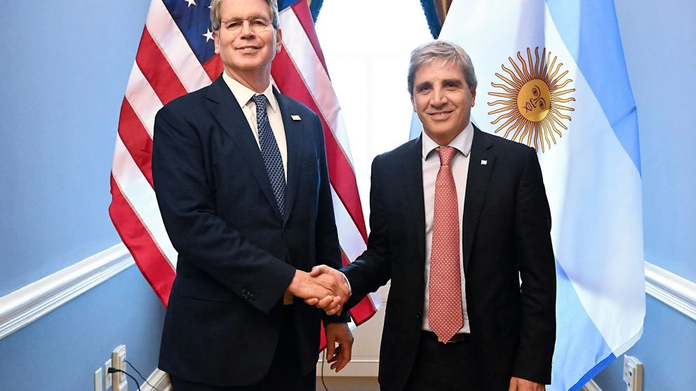 Scott Bessent recibió a Luis Caputo.