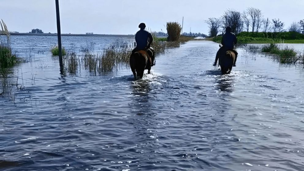 Inundaciones por la cuenca del R�o Salado en la provincia de Buenos Aires