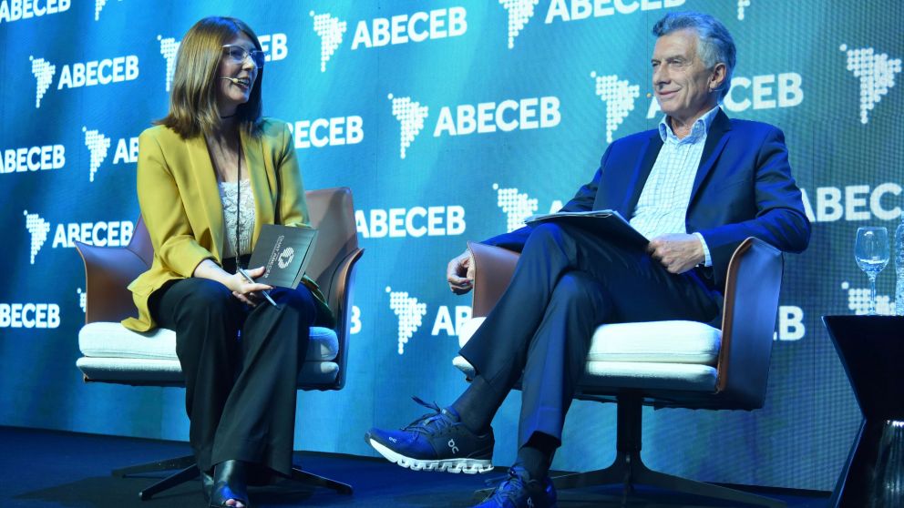 Mauricio Macri en el Foro de Abeceb