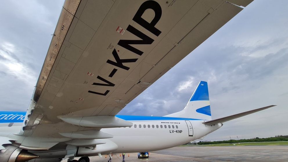 Aerolíneas suma otro Boeing 737 MAX a su flota.