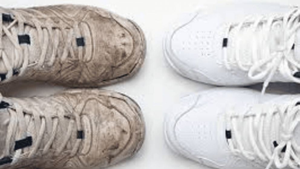 El método casero definitivo para dejar tus zapatillas blancas