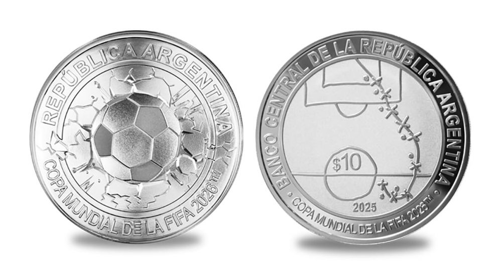 Moneda del BCRA por el Mundial 2026 cuesta $235.000.