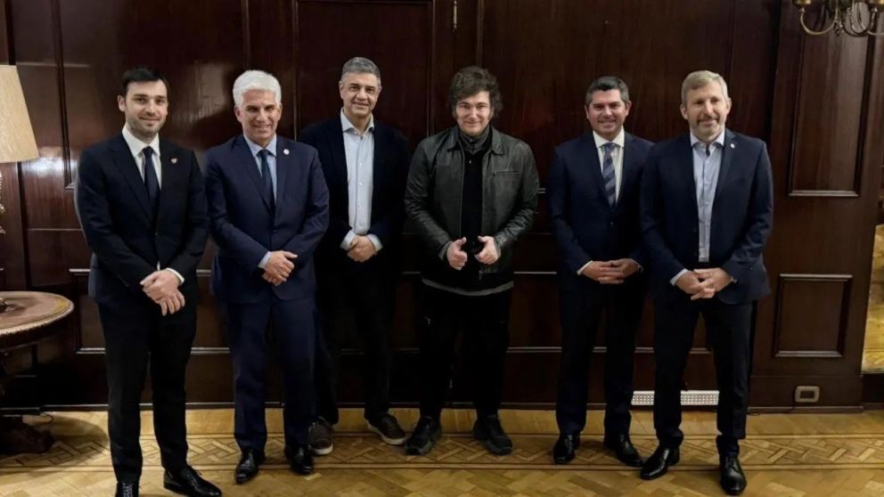 Jorge Macri fue uno de los invitados a la reunión que tuvo lugar en la Casa Rosada