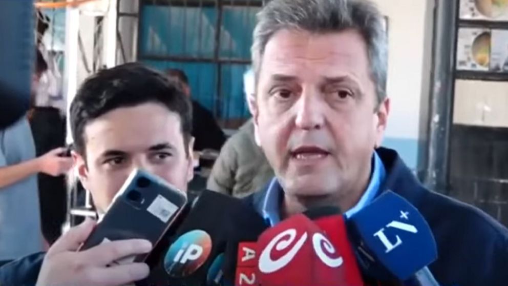 Sergio Massa votó en las elecciones legislativas 2025.