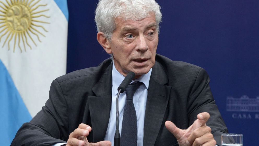 El ministro de Justicia, Mariano Cúneo Libarona.