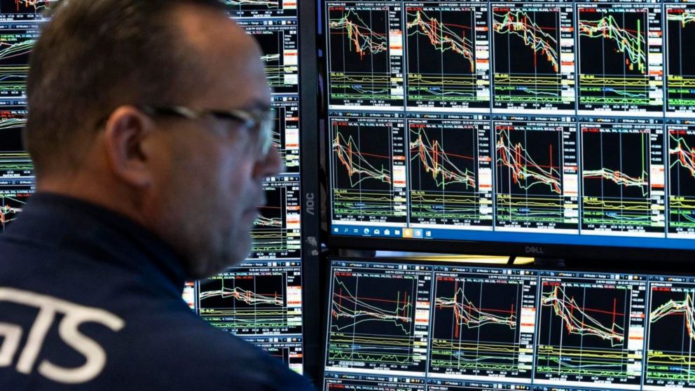 N�meros verdes en Wall Street.