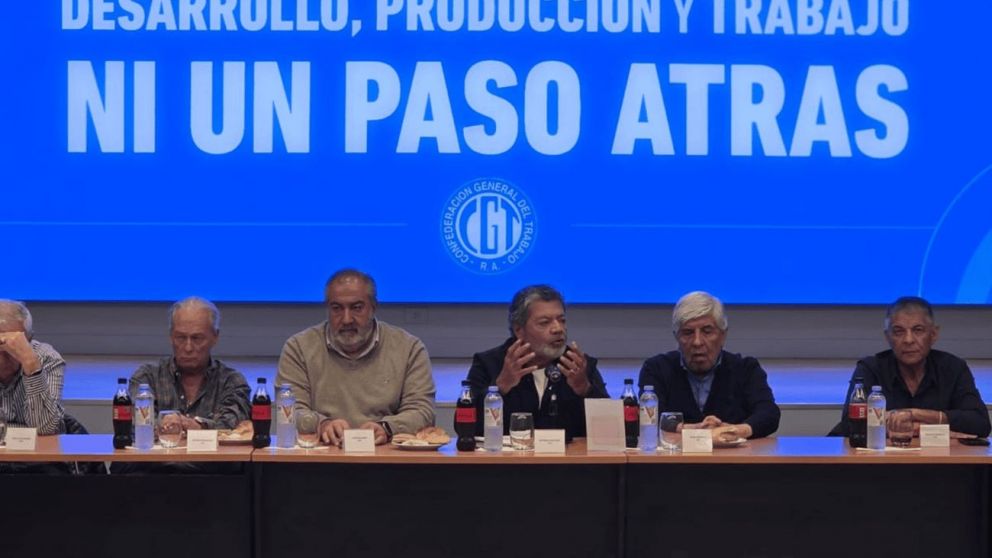 Gerardo Martínez, representante de la CGT en el Consejo de Mayo