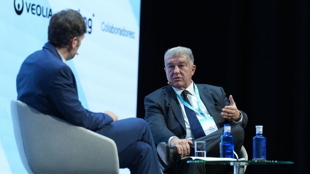 laporta aboga por paz y diálogo en el fútbol internacional