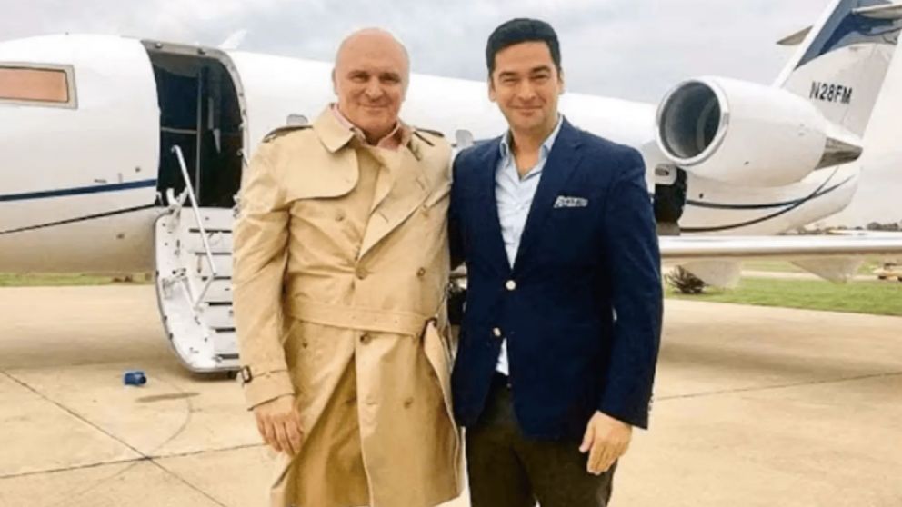 José Luis Espert junto a Fred Machado.