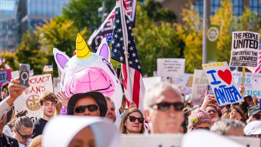 protestas masivas en eeuu: casi siete millones se manifiestan contra trump