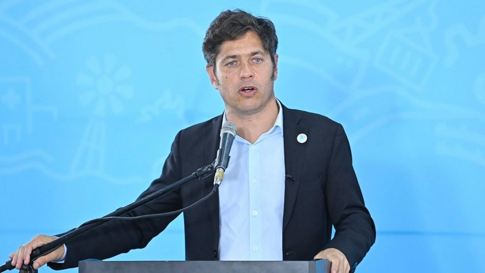 Axel Kicillof condujo un acto por el Día de la Lealtad Peronista en San Vicente