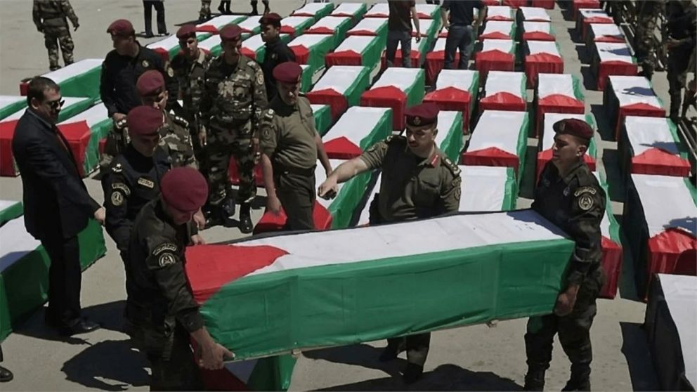 El Complejo M�dico Nasser en Jan Yunis debe cotejar la identidad de los 45 restos entregados por Israel