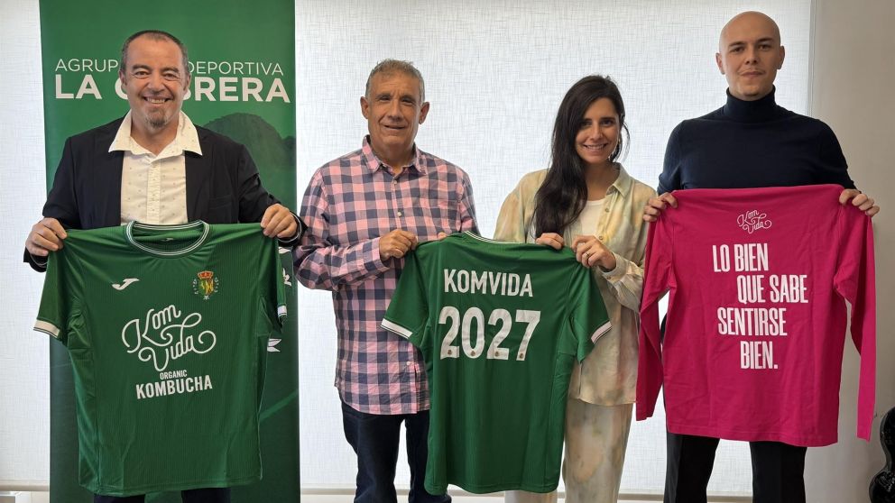 komvida impulsa el deporte rural patrocinando a la AD La Cabrera