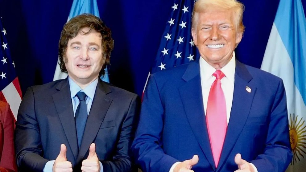Javier Milei se reunirá hoy con Donald Trump.