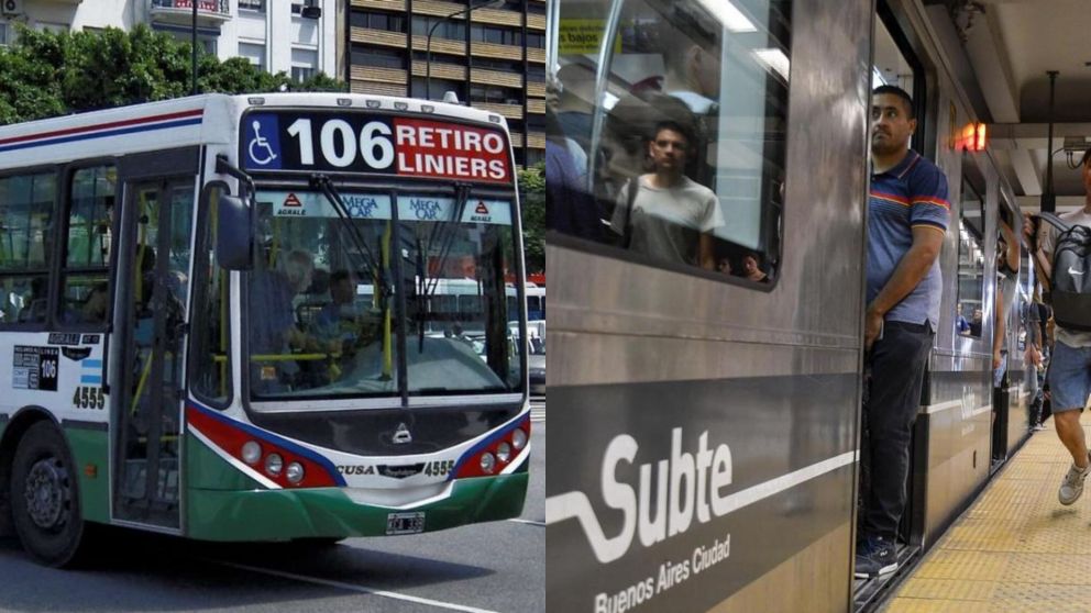 Suben los boletos de los colectivos y el subte en el AMBA.
