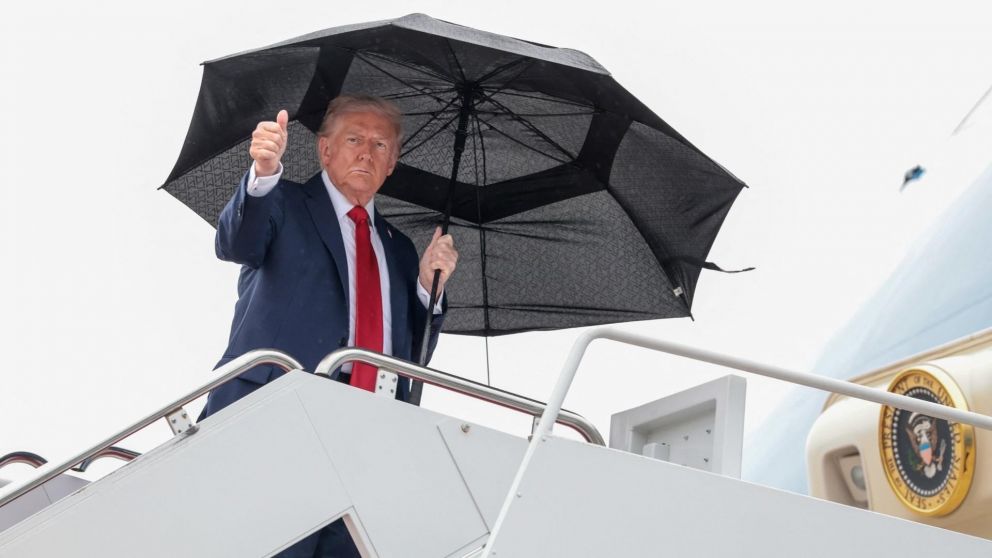 "Será un momento muy especial", afirmó Trump antes de embarcar rumbo a Oriente Medio