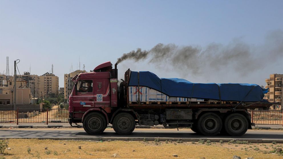 ayuda humanitaria ingresa a gaza en medio de alto el fuego