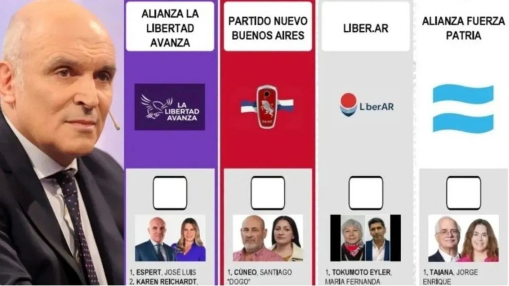 El Gobierno asegur� que demandar�a m�s de $12 mil millones la reimpresi�n de boletas sin Jos� Luis Espert (Archivo).