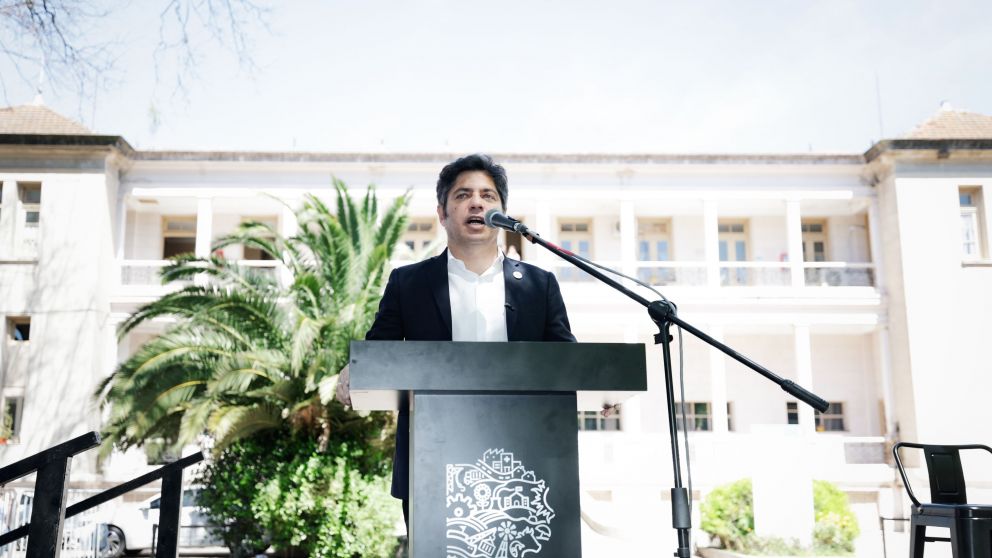 Kicillof al encabezar la