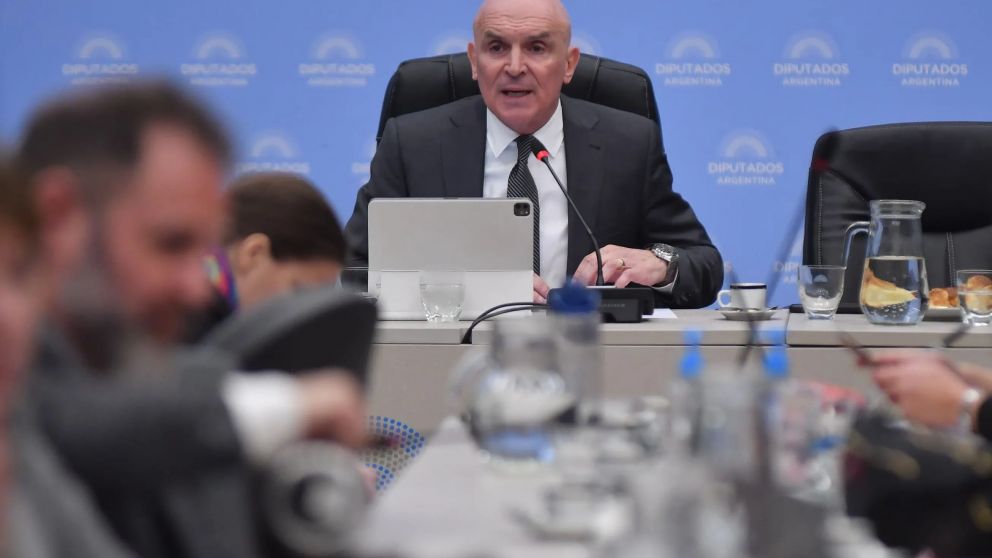 zzzznacp2NOTICIAS ARGENTINAS BAIRES, JUNIO 25: Reunión de la comisión de Presupuesto y Hacienda de la Cámara de Diputados. El diputado Jose Luis Espert preside la misma. Foto NA: JUAN VARGASzzzz
