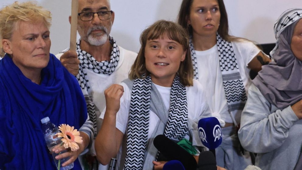 trump critica a greta thunberg tras su deportación de israel