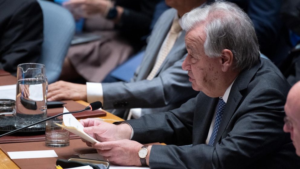 guterres insta a detener hostilidades en gaza y liberar rehenes en aniversario del 7-o