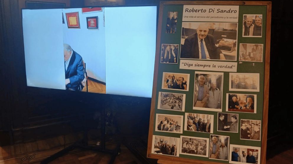 Emotivo homenaje a Roberto Di Sandro: El periodismo sigue vivo