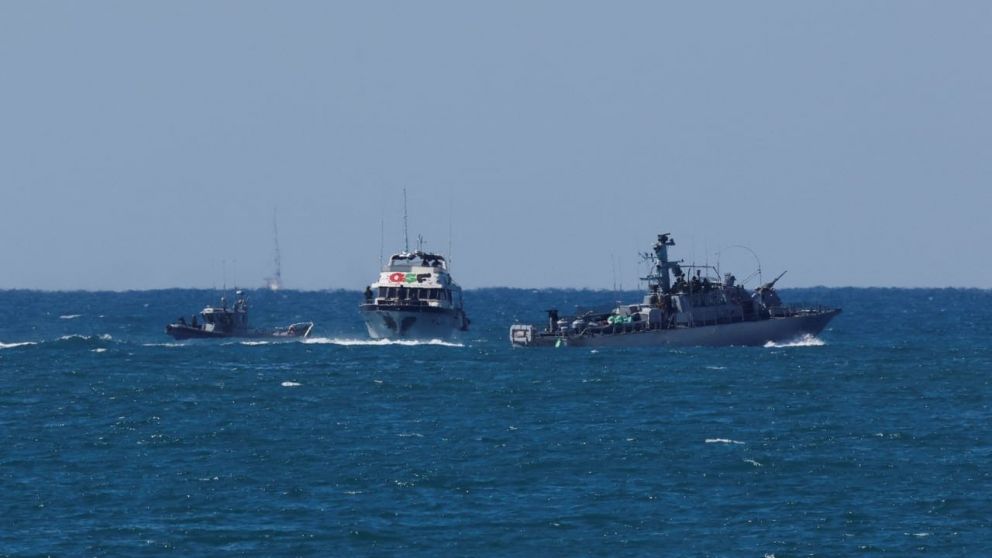 Ningún barco de la flotilla pudo llegar a Gaza, aseguraron las autoridades israelíes