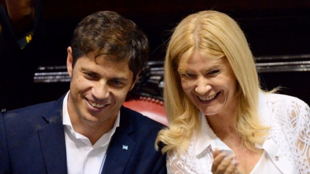 Kicillof, Magario y López, evaluaron el avance de las negociaciones en torno al proyecto de Ley de endeudamiento que tratará mañana el Senado provincial.