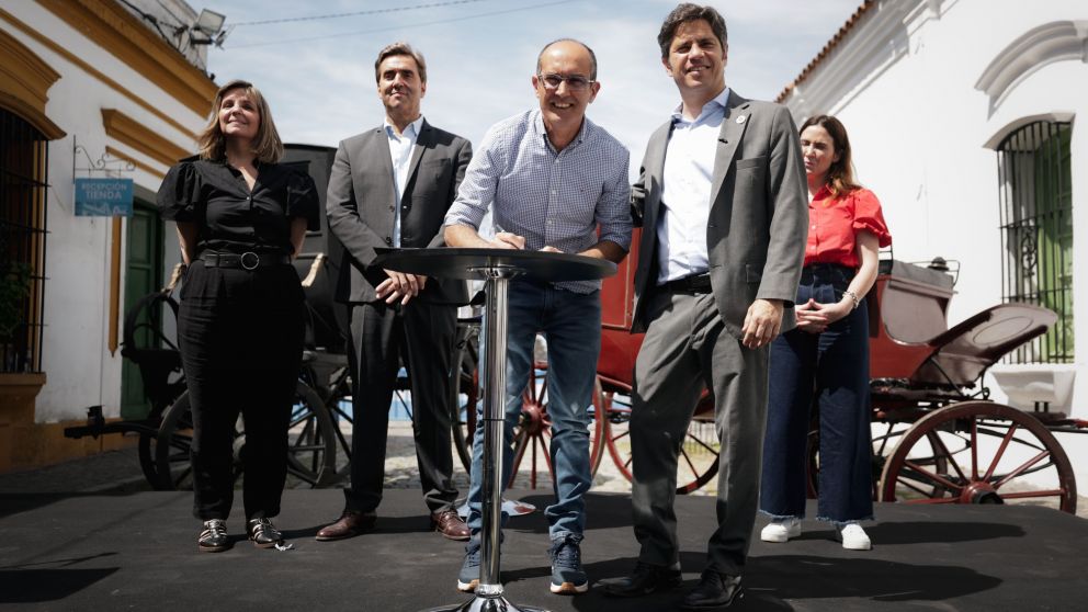 Al inaugurar en Luján el Proyecto Camino Real, Kicillof afirmó que
