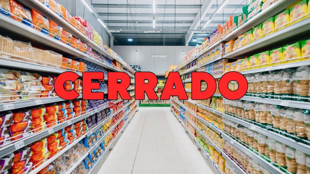 Los supermercados cerrarán por un día.