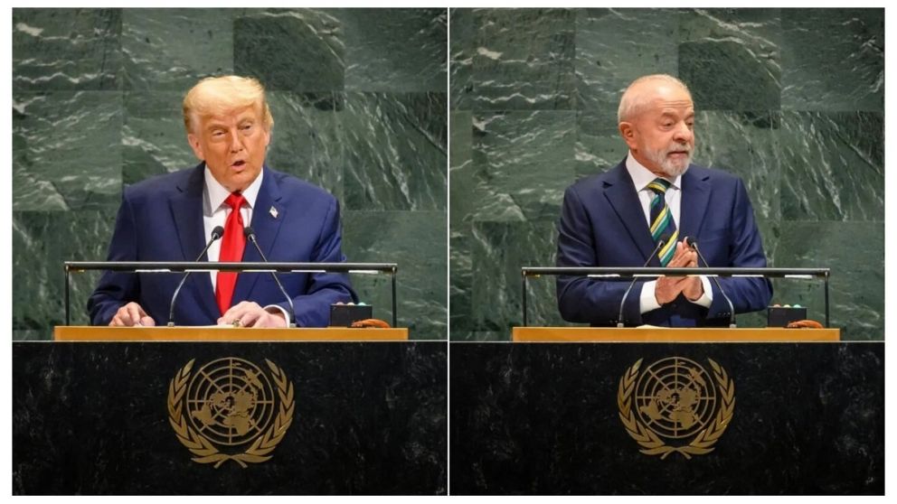 Trump y Lula abrieron las sesiones de la Asamblea General de la ONU