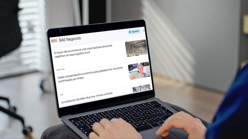 Seguir a BAE Negocios en Google Discover