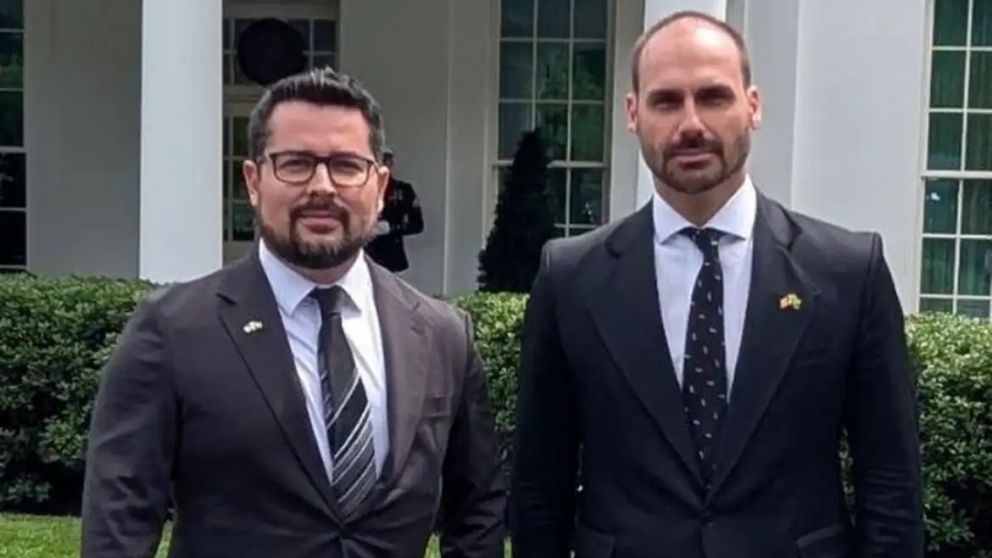 Paulo Figueiredo y Eduardo Bolsonaro están actualmente en Estados Unidos