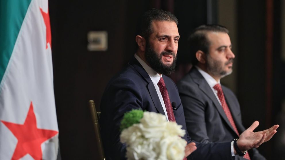 al shara acusa de complicidad a quienes se oponen a levantar sanciones a siria