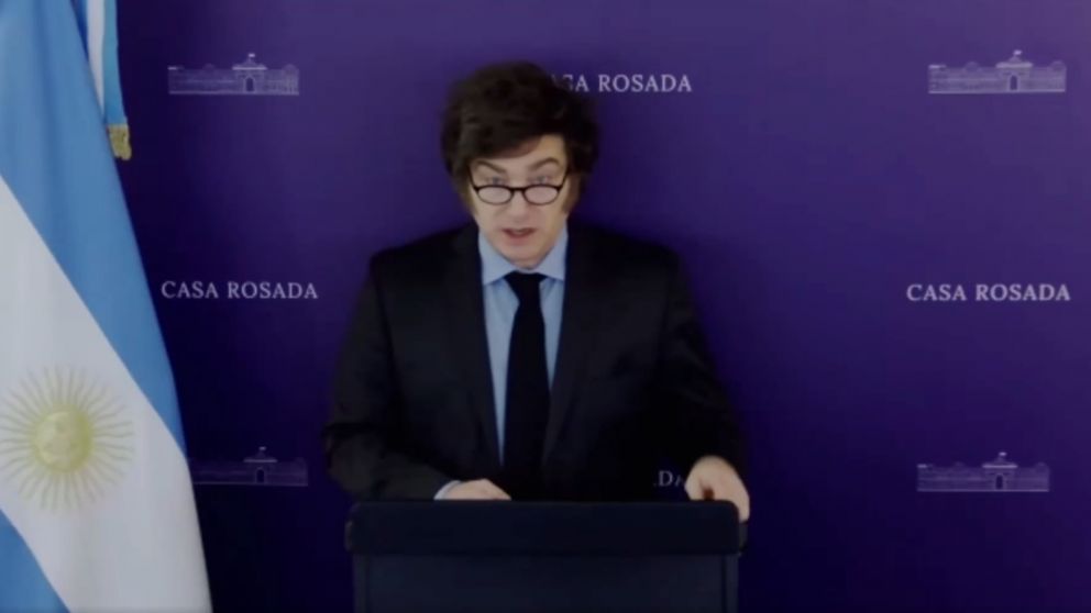 Javier Milei presentó el Presupuesto 2026