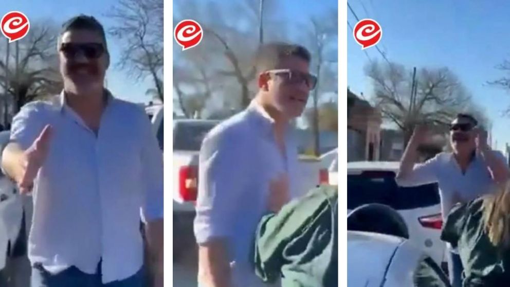 El intendente de Brandsen se agarró a piñas con un concejal en plena calle.