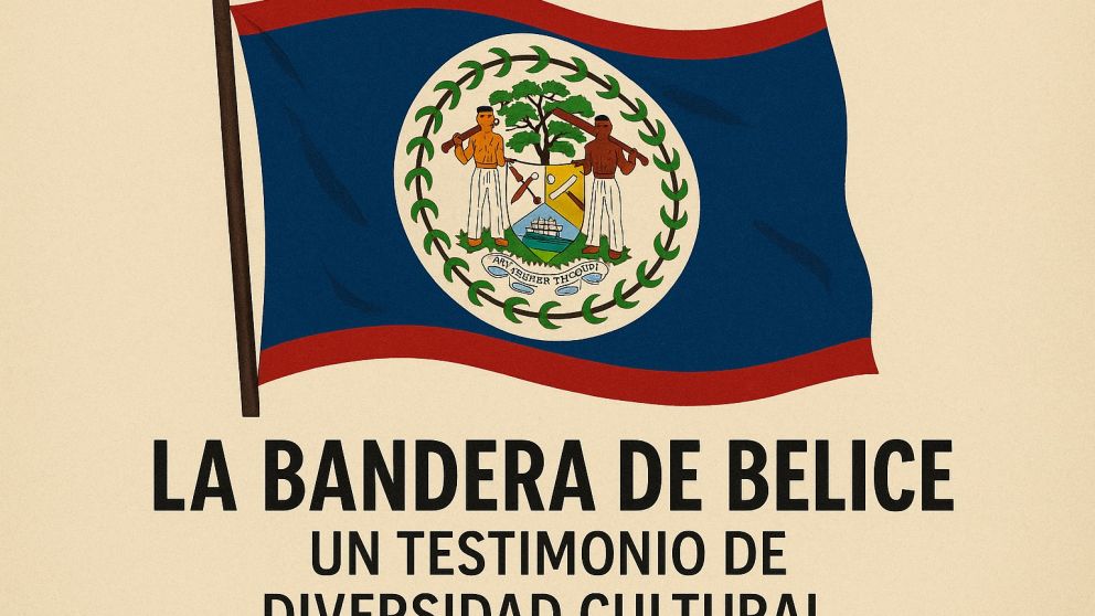 La bandera de Belice es un s�mbolo vibrante que refleja la rica diversidad cultural de este peque�o pa�s centroamericano.