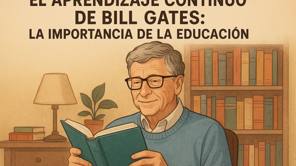 Una de las prácticas más destacadas de Gates es su famosa "semana de lectura"