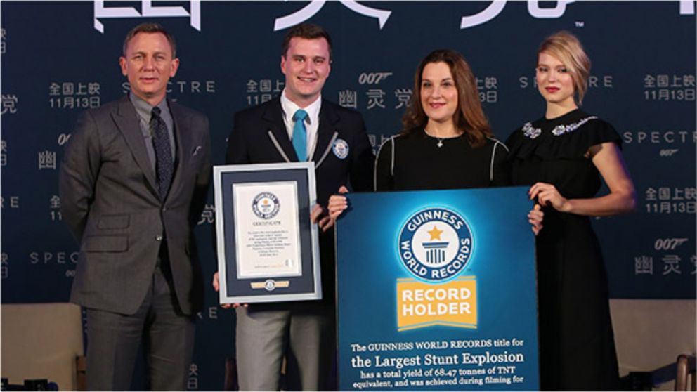 James Bond record (Guinness)