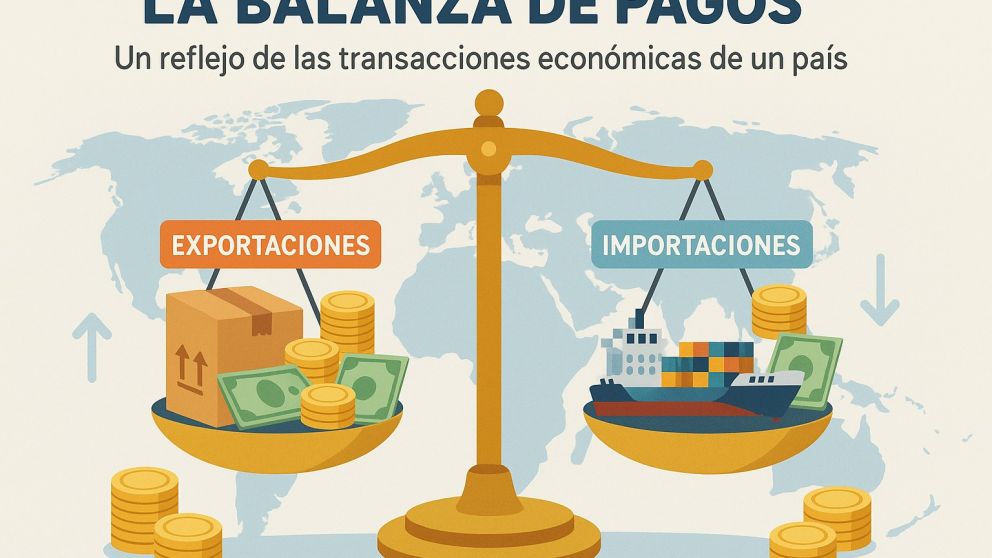 La balanza de pagos es un registro detallado de todas las transacciones económicas que un país realiza con el resto del mundo.