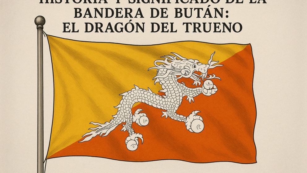 La bandera de Bután es un símbolo fascinante que combina tradición, cultura y espiritualidad.