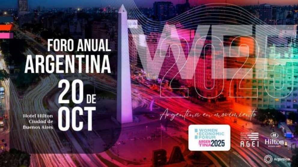 El Women Economic Forum (WEF) Argentina realizará su quinta edición el 20 de octubre en el Hotel Hilton Buenos Aires.