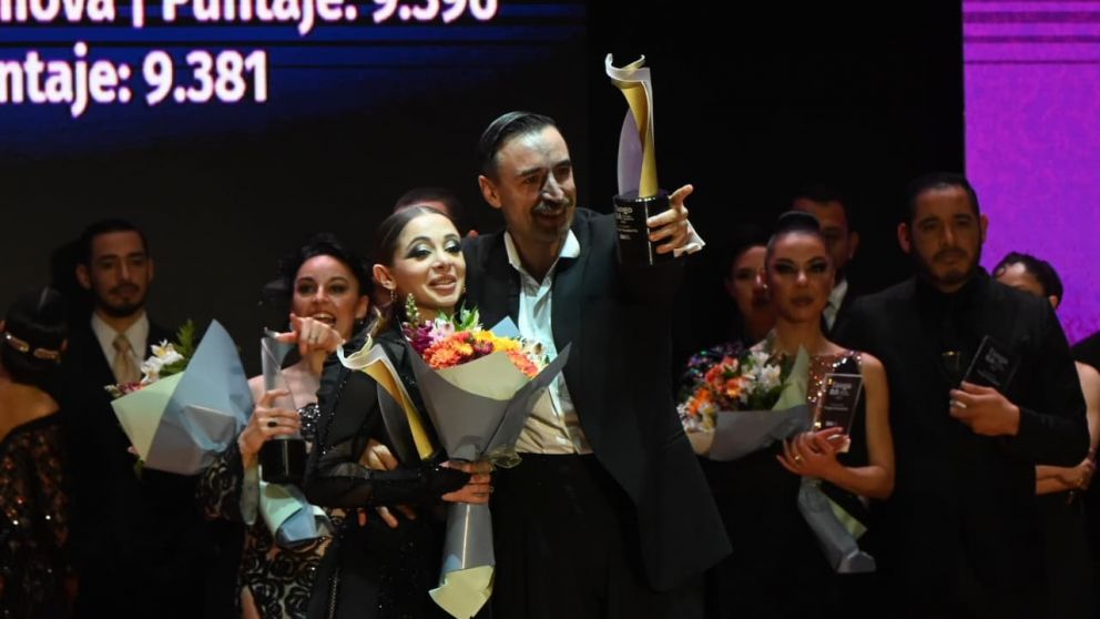 Leandro Bojko y Micaela García se consagraron en la categoría Tango Escenario.