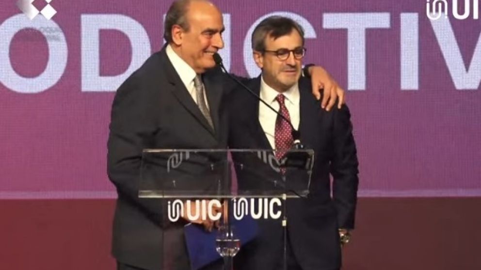 Guillermo Francos con el titular de la UIA, Martín Rappallini