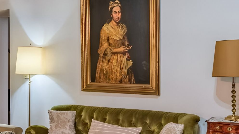 El “Retrato de una dama”, del italiano Giuseppe Ghislandi, fue descubierta por la foto publicada por una inmobiliaria de Mar del Plata